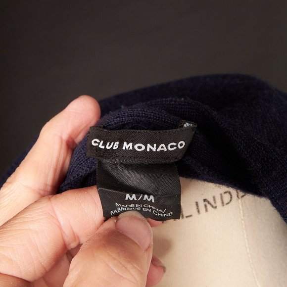 Vintage 1990s Grunge Club Monaco Cardigan Sweater - Picture 3 of 11